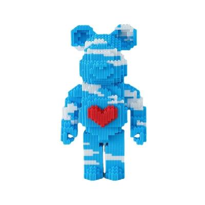 China ABS manufacturers selling children's puzzle building block violent bear classic toys for sale