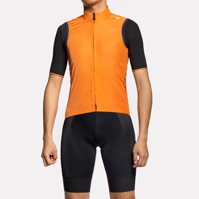 China 2021 Antibacterial Ultra Light Cycling Sleeveless Cycling Cycling Vests Cycling Vest Tank Top With Reflective Logo Custom Made for sale