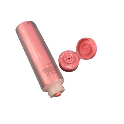 China Custom Cosmetic Plastic Twin Chamber Tube Soft Plastic Cream Skin Care Sunscreen Cosmetics Body Cream Twin Tube Cosmetic Hand Cream Double for sale