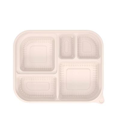 China Ordinary Bento Microwave 3 5 Compartment PP Lunch Box Eco - Friendly Disposable for sale