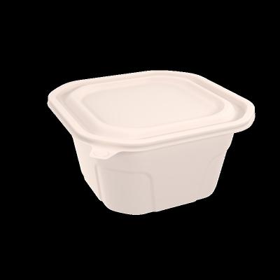 China Eco - Friendly High Quality Catering Packaging Disposable Biodegradable Cornstarch Lunch Box for sale