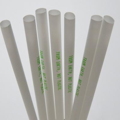 China Wholesale 100% biodegradable degradable pla straws wrapped plastic straws for sale