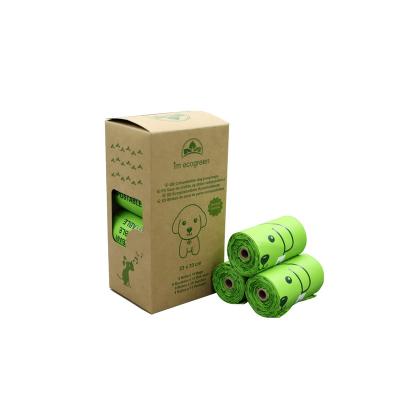 China Disposable Hot Selling Eco Friendly Compostable Dog Poop Bag for sale