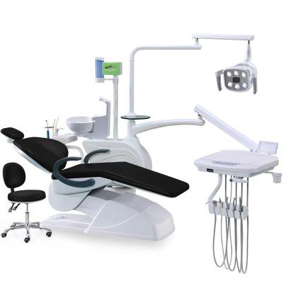 China Hot Sale Luxurious Metal Dental Chairs Unit Price Used With Dentist Stool Dental Equipment Dental Chair Sale for sale