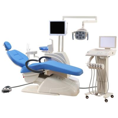 China New Quality Colorful Luxury Metal Waist Electric Surgical Dental Chair For Hospital Dental Clinic Dental Equipment for sale