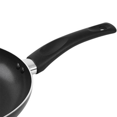 China Amazon 3 Pcs Food Grade Cookware Viable Hot Selling Stick Non Frying Pan Of Marble Coating for sale