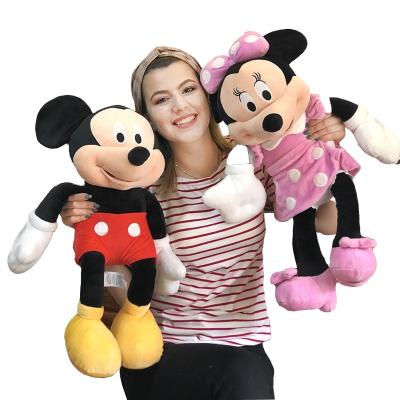 China Cartoon Movies Cute Kawaii Minnie Mouse 50cm 75cm 100cm New Couples Plush Toys Kids Gifts Doll Birthday Gift For Kids Girl for sale