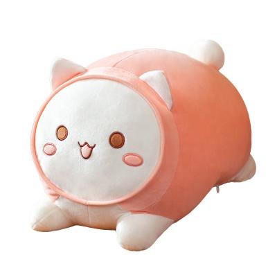 China Light Factory Supply Different Colors Kitten Bunny Puppy Plush Toys Plush Pillow Doll for sale