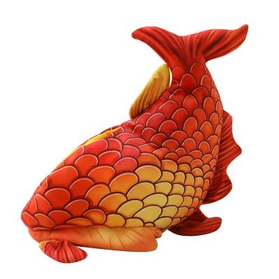 China Cute Plush Doll Product OEM 2022 Red Fish Hat Toys Funny Plush Toys Hats For Children for sale