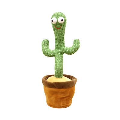 China Home Decoration Gifts Selling Electric Dancing Cactus Plush Toy Cactus Stuffed Toys Custom Singing Talking Learning Plush Doys Baby Gifts for sale