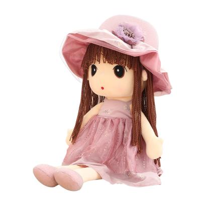 China Home Decoration Gifts Wholesale 45cm-95cm Lovely Girl Lovely Plush Dolls Rag Girl Toys Cloth Dolls For Girls Gift Cute Design for sale