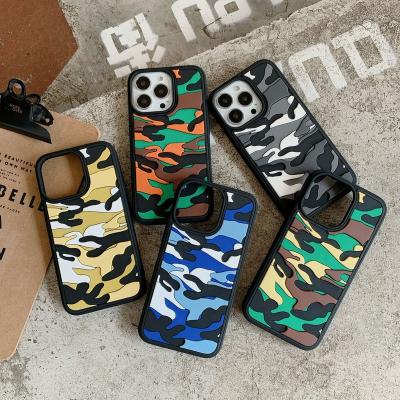 China Creative Camouflage Shockproof High Quality Clouds Design TPU+PC Anti-drop Phone Case For iPhone 13 13 pro max for sale