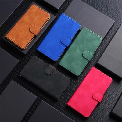 China Anti-fall Pure Color Design New Credit Cards Flip PU Leather Wallet Phone Case For Samsung Galaxy Z Fold2 for sale