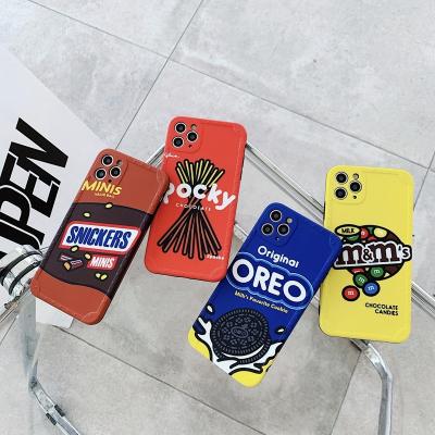 China Street Shockproof Fashion Many Snacks Design Soft TPU Shockproof IMD Phone Case For iPhone 13 13 Pro Max for sale