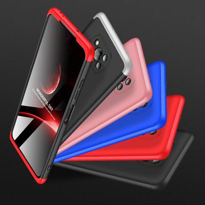 China Anti-fall Fashion Luxury original 3 in 1 Hard PC Shockproof Frosted Phone Case For Xiaomi Poco X3 NFC for sale