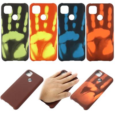 China Shockproof Luxury Fashion Induction Design PC+PU Thermal Shockproof Phone Case For Google Pixel 6 Pro for sale