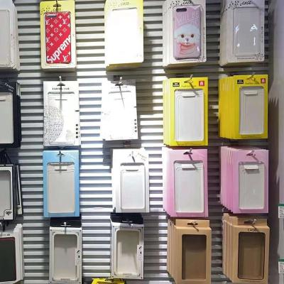 China Handmade High Quality Eco-friendly Paper Material Handmade Phone Case Package Boxes for sale