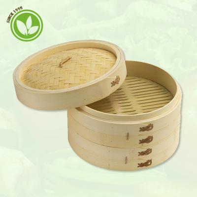 China Steam Stored High Quality Natural Bamboo Basket for sale