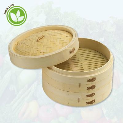 China Excellent Quality Steamer Natural Bamboo Basket for sale