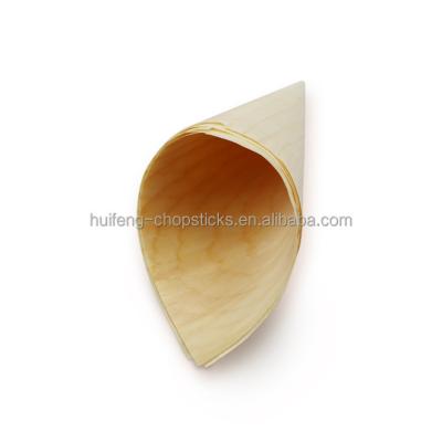 China China Disposable Wooden Cone Pine Wood for sale