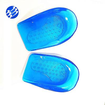 China Silicone Lizeng Brand Heel Pain Relief Easy To Fit Soft Gel Heel Cups for sale