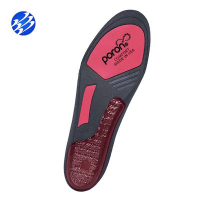 China PU Designed For Active Sport Zoom Air Poron Insoles For Running for sale