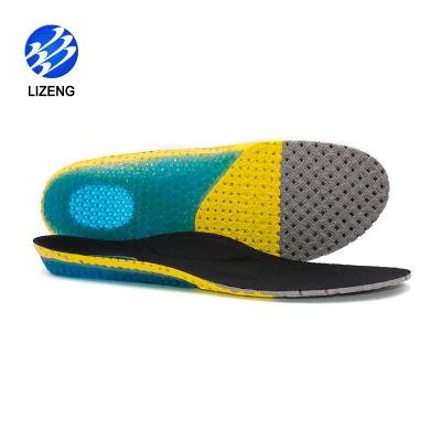 China High Elastic Plantar Fasciitis Gel Insole Sports Insole EVA Shoe Insoles Free Sample for sale