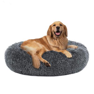 China Breathable Wholesale Comfortable Donut Design Removable Dog Pet Beds for sale