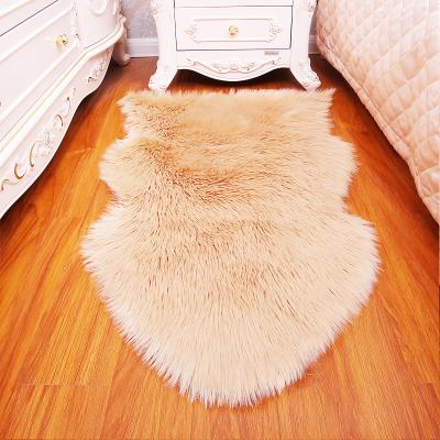 China Washable Colors All Shaggy Faux Sheepskin Blanket For Living Room for sale