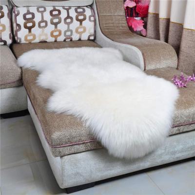 China Washable Top Rated Bow Shape 60x90 Cm Faux Fur Cover Shaggy Seat Pad for sale