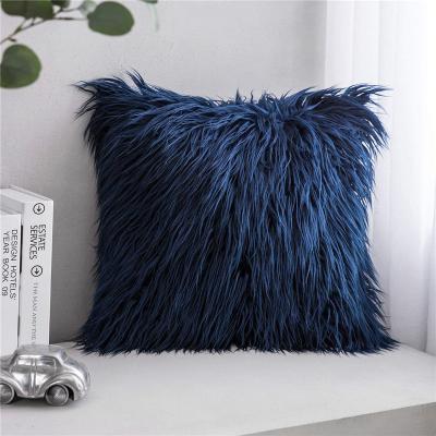 China Coupons 2020 handfeeling wholesale customize color fur cushion cover for home decor for sale