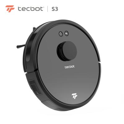 China TECBOT Outdoor S3 in 1 WIFI APP Control Laser Radar Shaving Navigation AI Sweeping Robotic Vacuum Cleaner for House Cleaning for sale