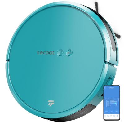 China Smart Home Cleaning Appliances TECBOT S1 Household CE FCC Certified High Performance Smart Blue Floor S1 Robot Vacuum Cleaner With 600ML Dust Bin for sale