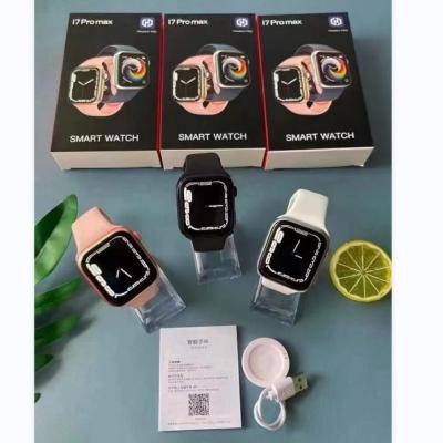 China Cheap Factory Price MP3 Playback Series 7 Pro Max Support BT Smart Watch i7 Call Heart Rate BP Sleep Monitor for sale