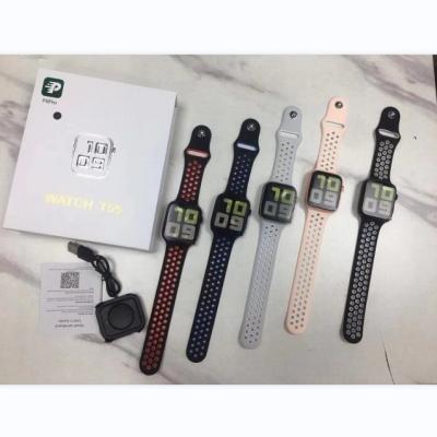 China Hot Selling MP3 Playback Factory Price Fitness Watch Relojes Inteligentes Sport Smartwatch For Android IOS Calls Smart Watch T55 for sale