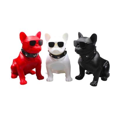 China Custom Portable LED Flashing Light Dog Speaker Logo High Quality Dog Design Mini Special Shape Music Speaker CH-M10 for sale