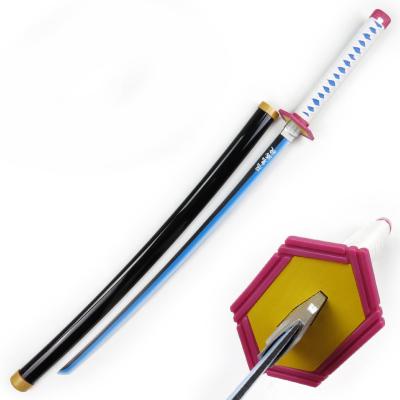 China Metal Demon Slayer Tomioka Giyuu Cosplay Blue Steel Sword for sale