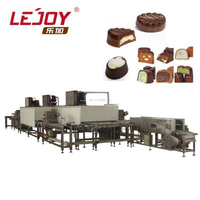 China Factory QJJ275 (3+2) Full Automatic Three Heads Multi Function Chocolate Dairy Depositing Machine for sale