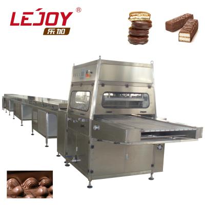 China Full Automatic Dairy Factory Chocolate Enrobing Coating Machine for sale