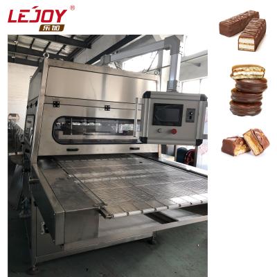 China Full Automatic Dairy Factory Chocolate Energy Bar Coating Machine for sale