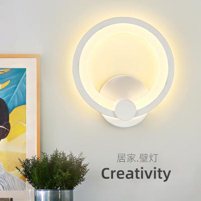 China Modern Simple Modern Bedroom Bedside Wall Lamp , Living Room Led Wall Lamp for sale