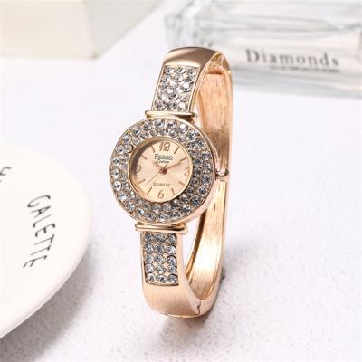 China Hot Sale Women's Elegant Diamond Watch Ladies Bracelet Wrist Watches Waterproof for sale