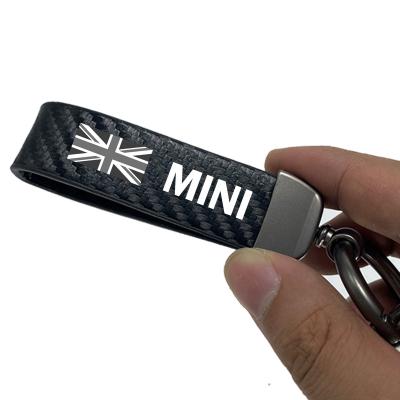 China PU Car Key Bag Keychain PU Leather Key Chain Key Holder For Abarth Fiat Audi Q7 JEEP Genesis Land Rover Toyota RAV4 CAMRY for sale