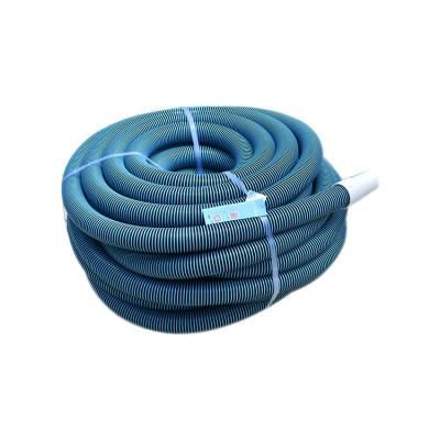 China Factory UV Resistant 1.5 Inch Swimming Pool Cleaner Hose EVA Plastic Spiral Vacuum Cleaner Suction Tube Hose With Swivel Cuff for sale