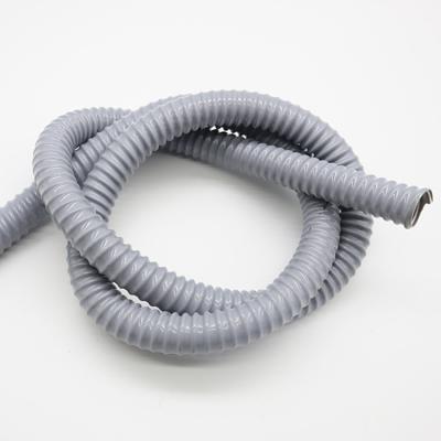 China UV Resistant Netting Flexible Helix Hose PVC Spiral Reinforced Steel Wire Suction Water Hose for sale