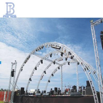 China Aluminum Alloy 6082-T6/6061-T6 Aluminum Concert Event Arch Roof Truss Structure for sale