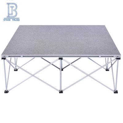 중국 6061-T6 Aluminum Alloy Stage Tarp Roof Truss With Portable Stage For Sale 판매용