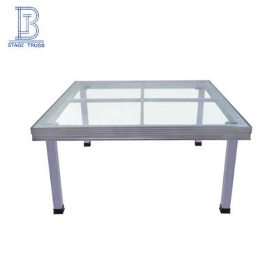 China Fashion Show High Quality Acrylic Adjustable Aluminum Glass Stage For 