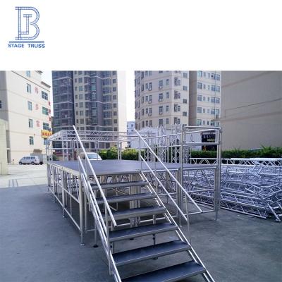 China fashion show foresight selling high quality concert aluminum stair rise dance stage platform for sale