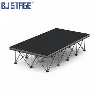 China Wedding Party Aluminum Portable Easy Assemble Outdoor Folding Stage Concert Stage Set Sale à venda